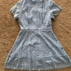 Blue dress